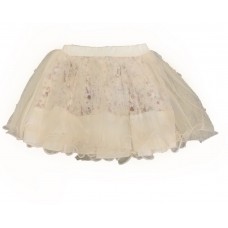 M.L. KIDS Skirt with Tulle Overlay
